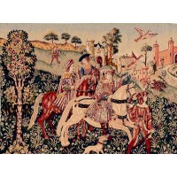 Gobelin tapisserie Retour de chasse